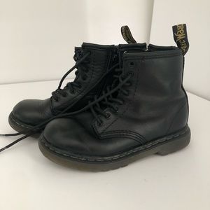 Kids Black Doc Martens